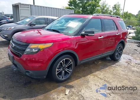 2014 Ford Explorer Sport из США, поврежденный, VIN 1FM5K8GT1EGA41780
